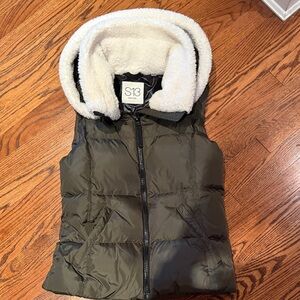 S13 Kids Puffer Vest - Dark Green